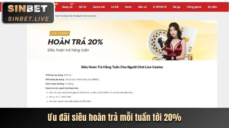 Khuyến mãi hàng ngày và hàng tuần